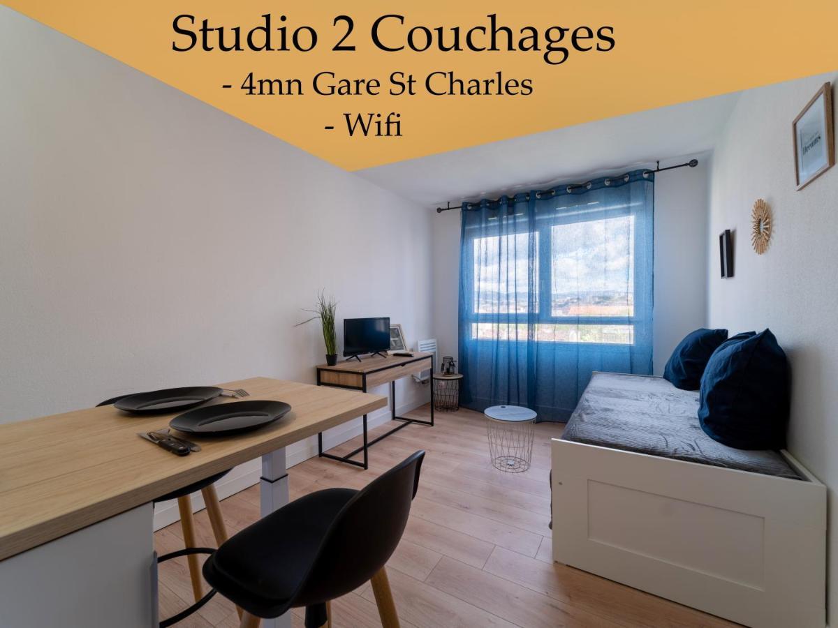 Appartement Climatise Avec Parking A 6Min A Pied De La Gare St Charles Marseille Eksteriør billede