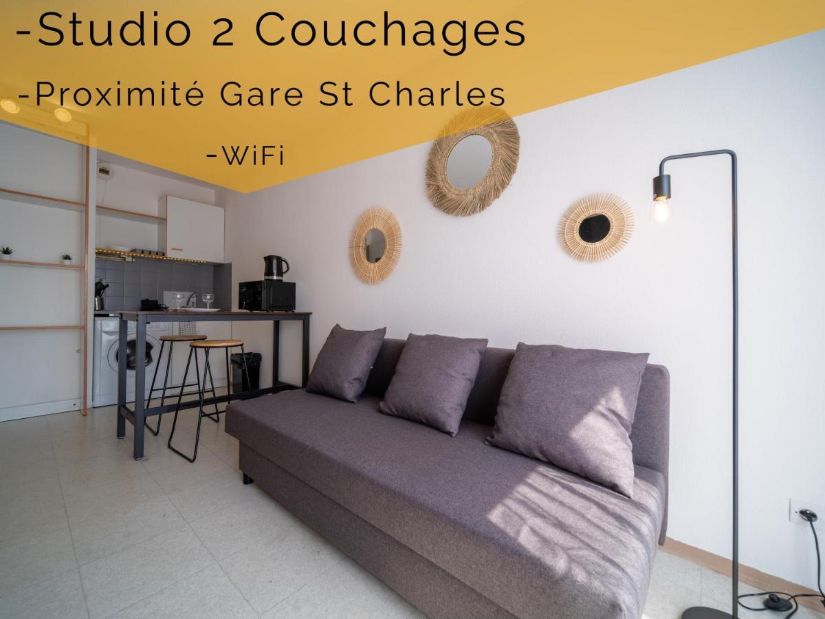 Appartement Climatise Avec Parking A 6Min A Pied De La Gare St Charles Marseille Eksteriør billede