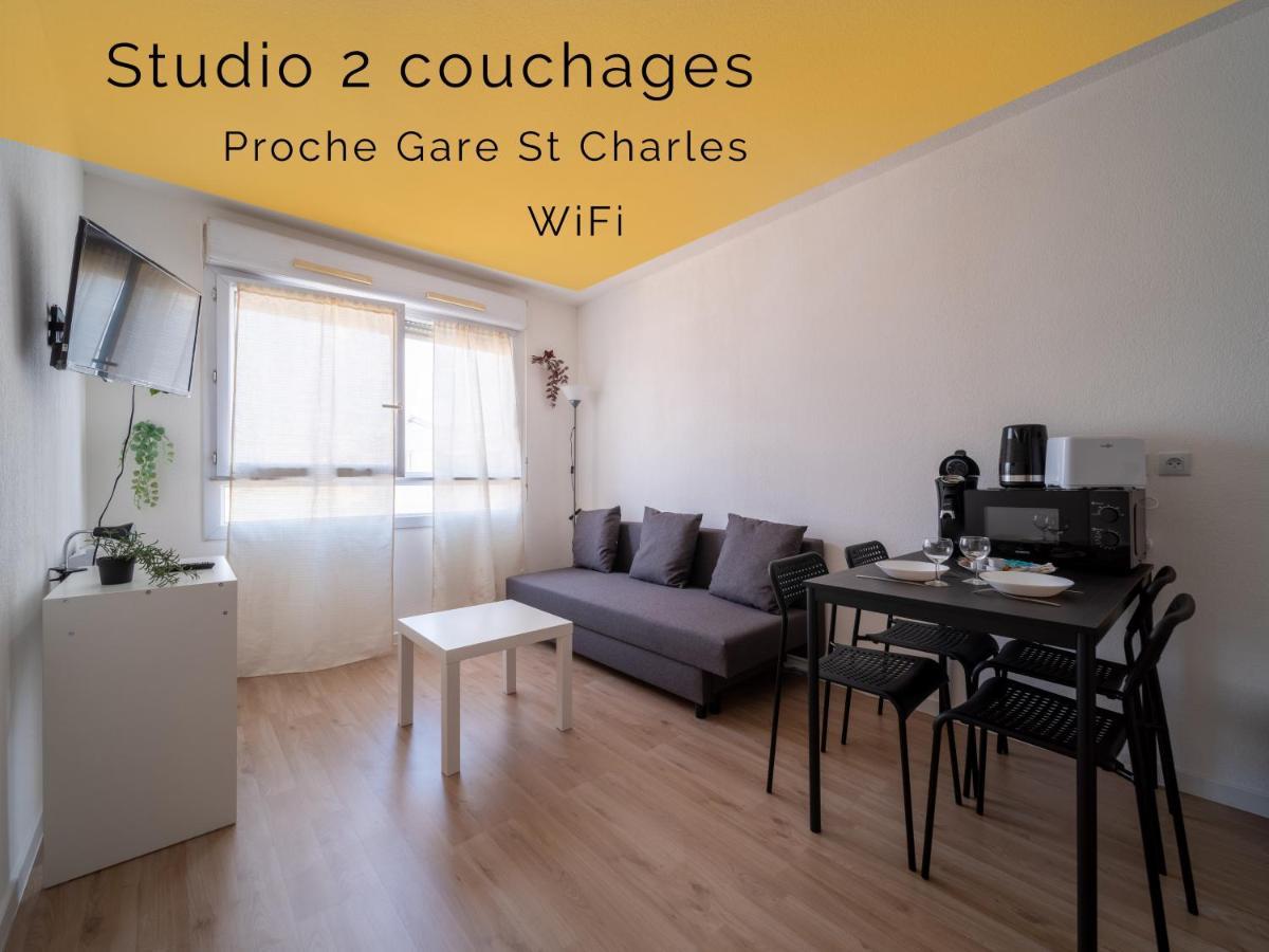 Appartement Climatise Avec Parking A 6Min A Pied De La Gare St Charles Marseille Eksteriør billede