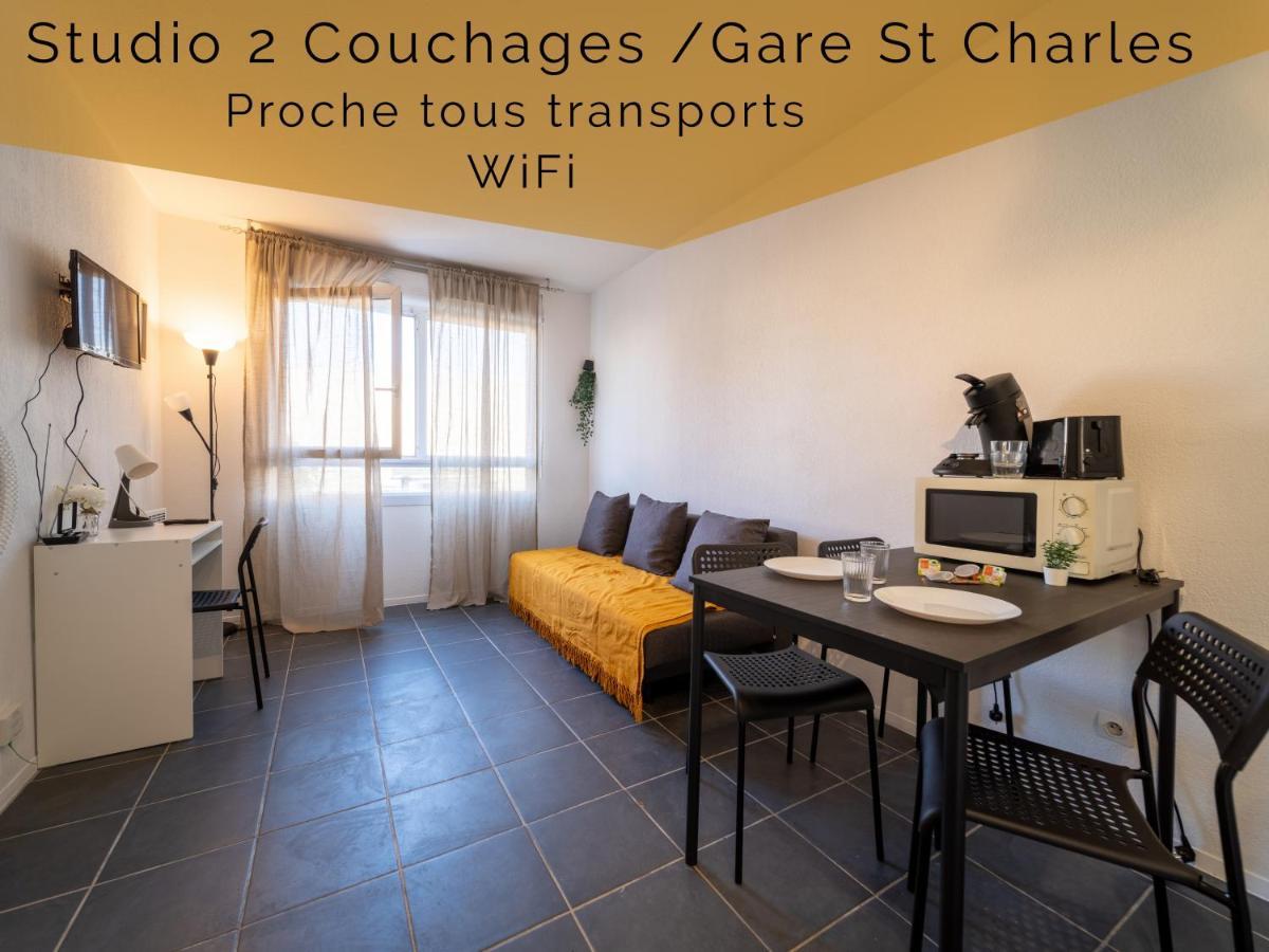 Appartement Climatise Avec Parking A 6Min A Pied De La Gare St Charles Marseille Eksteriør billede